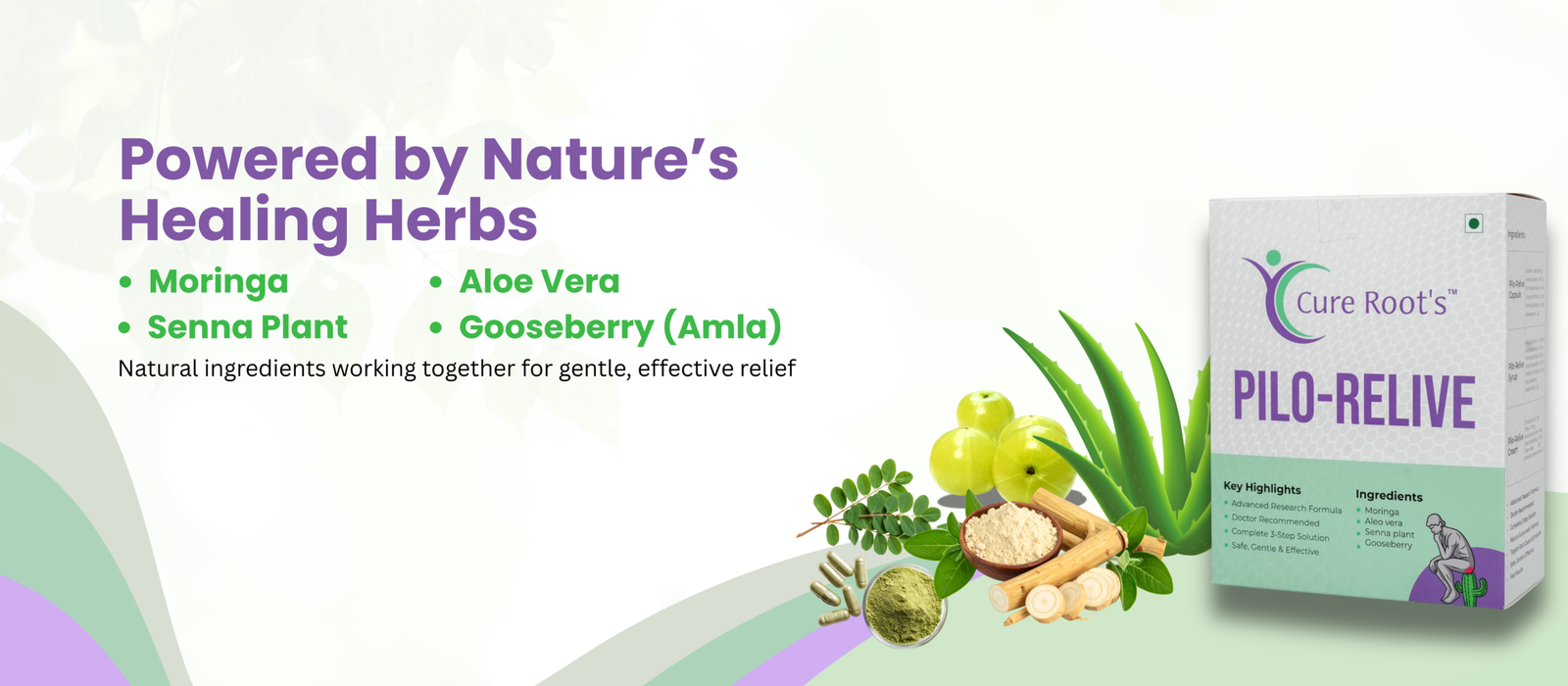Natural piles cure - Cure Root's Ayurvedic solution